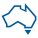 Australian icon with Tasmania highlighted